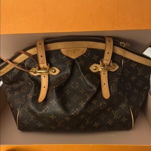 Louis Vuitton  Brown and Tan Monogram Shoulder Bag